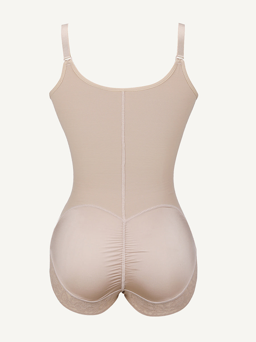 Wholesale U-shaped Bust Lifting Front Zipper Lace Shapewear