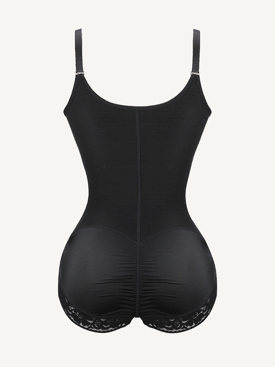 Wholesale U-shaped Bust Lifting Front Zipper Lace Shapewear