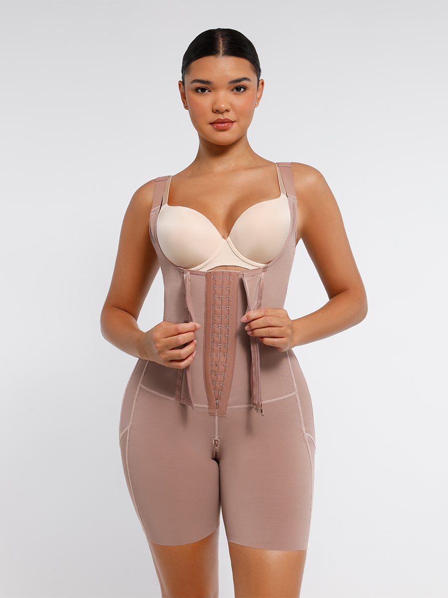 Wholesale Post Surgery U-Shaped Bust Support Two Steel Bones Waist and Abdomen Control Shapewear