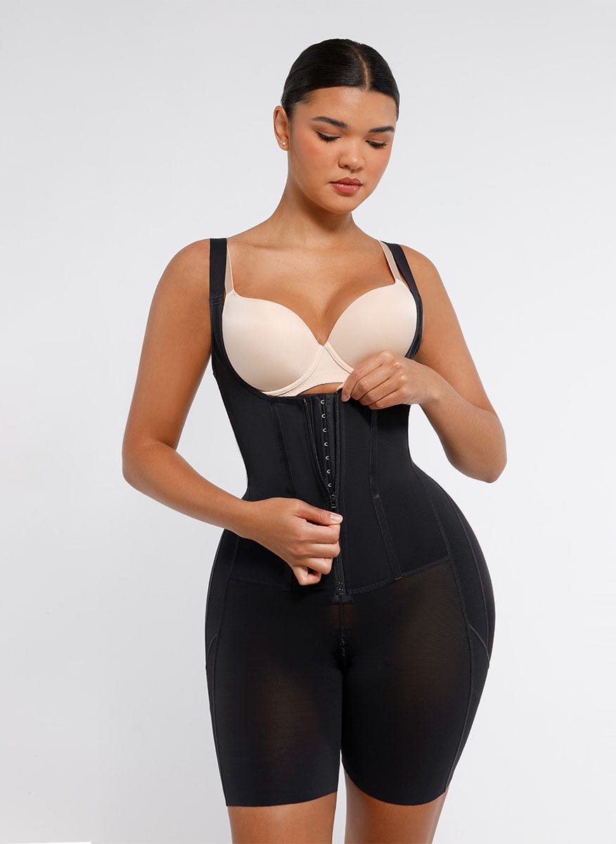 Wholesale Post Surgery U-Shaped Bust Support Two Steel Bones Waist and Abdomen Control Shapewear