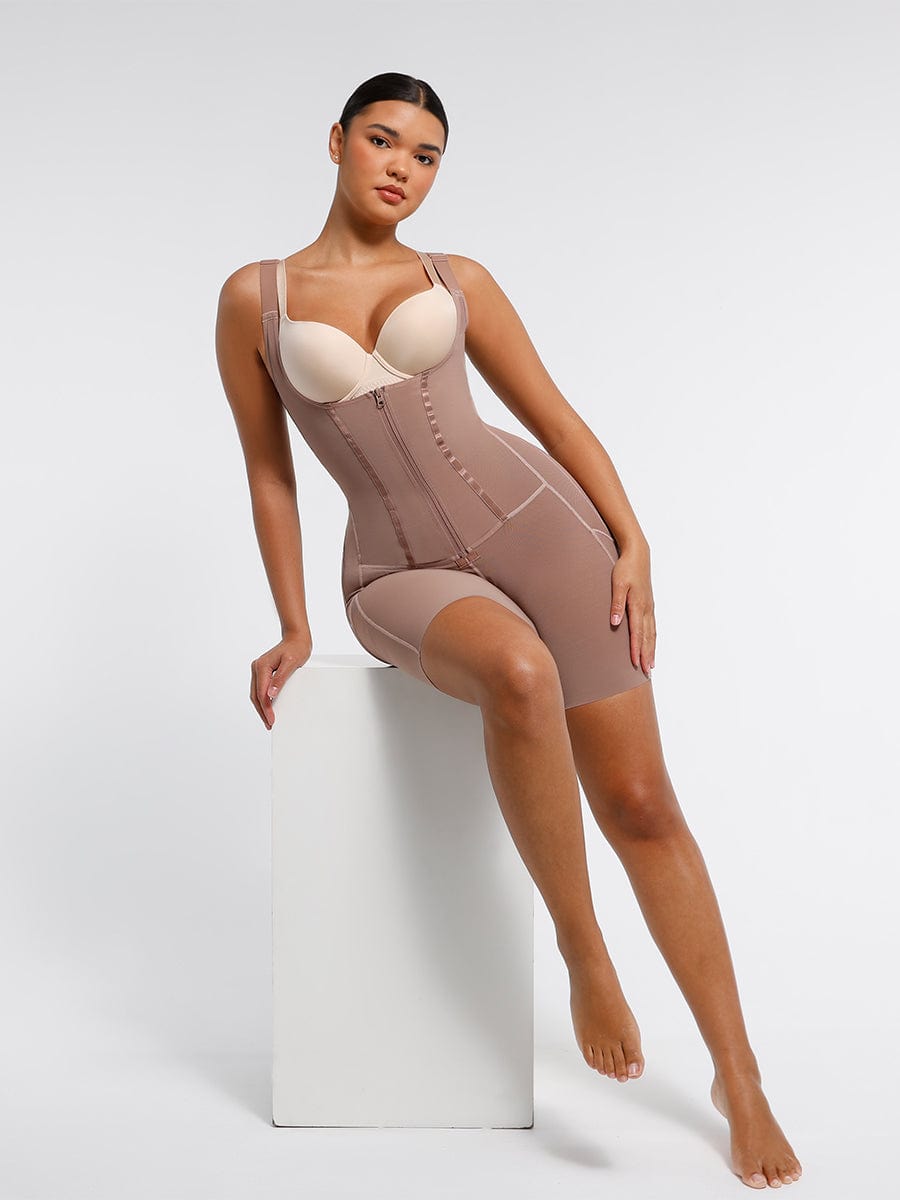 Wholesale Post Surgery U-Shaped Bust Support Two Steel Bones Waist and Abdomen Control Shapewear