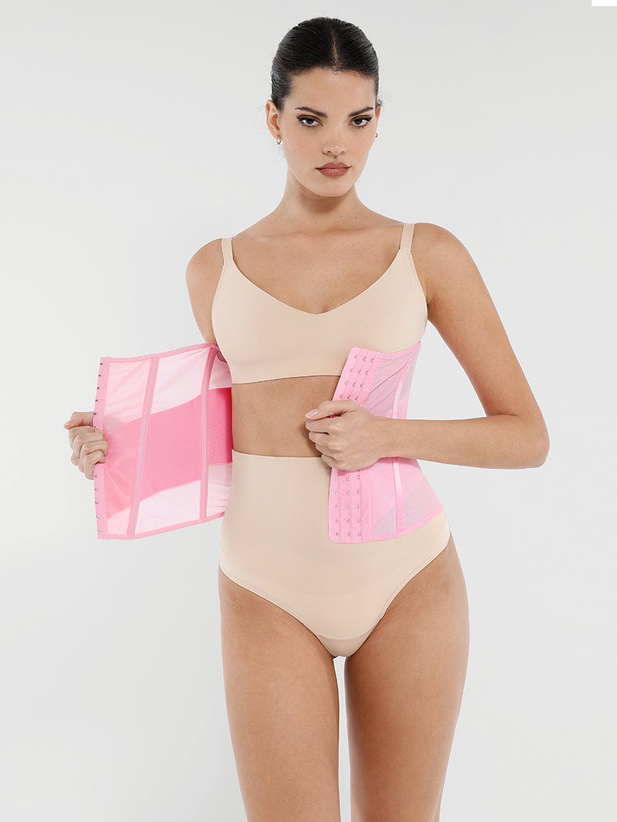 Wholesale 7 Steel Bones Waist and Abdomen Shaping Breathable Mesh Waist Trainer