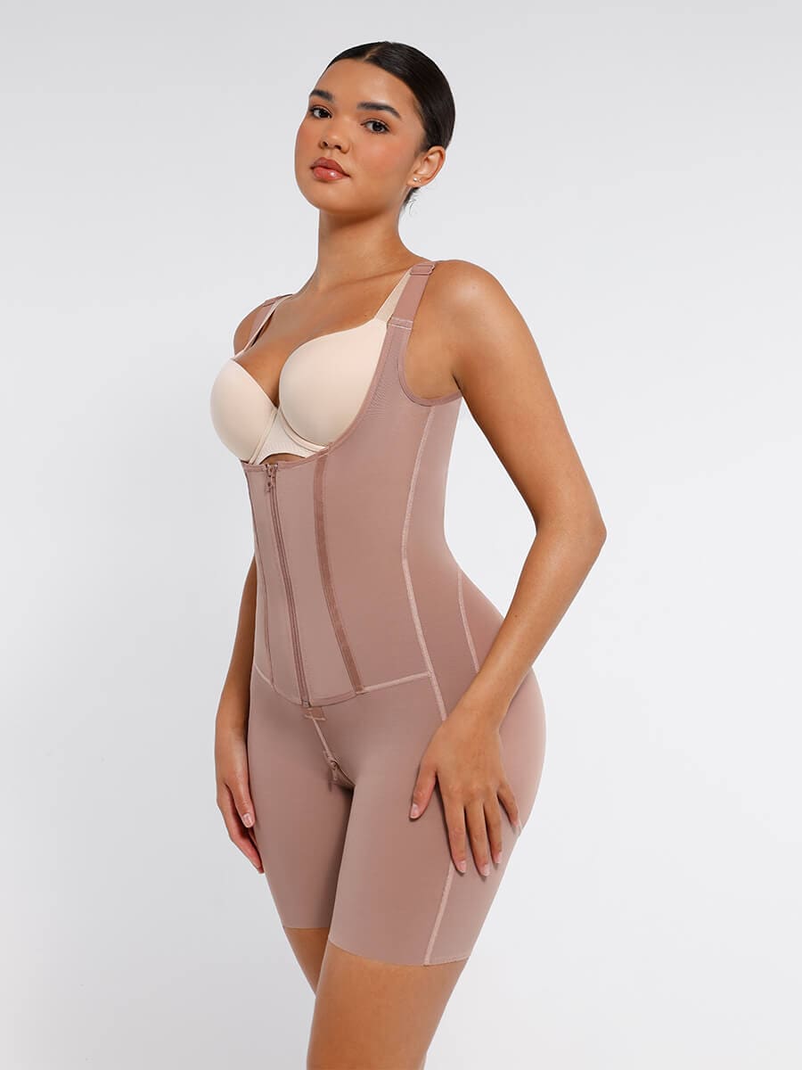 Wholesale Post Surgery U-Shaped Bust Support Two Steel Bones Waist and Abdomen Control Shapewear