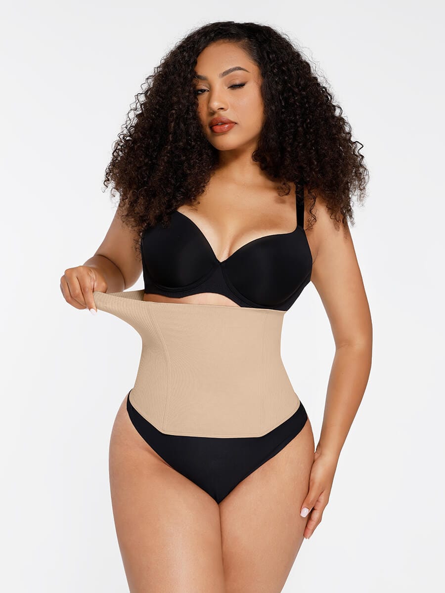 Wholesale Seamless 4 Steel Bones Tummy Control Waist Cincher