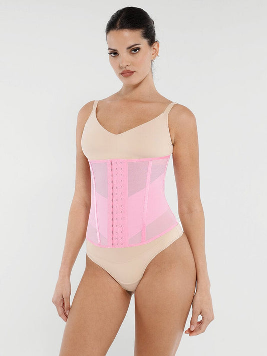Wholesale 7 Steel Bones Waist and Abdomen Shaping Breathable Mesh Waist Trainer